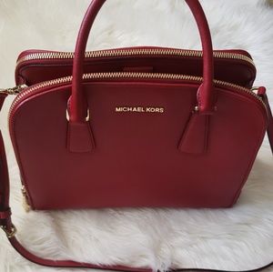 Authentic Red Michael Kors Bag